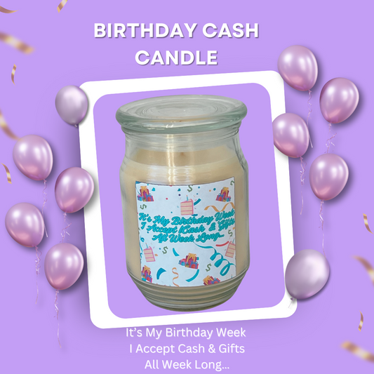 Birthday Cash Candle