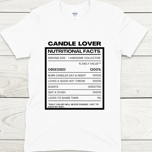 Candle Lover  (Christmas T Shirt) BLACK FRIDAY SALE!!!
